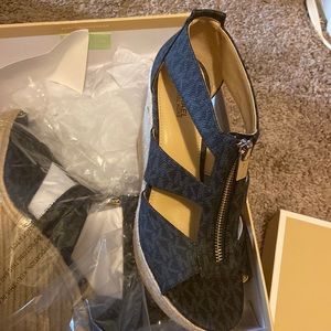 Michael kors wedges,brand new never worn still in the box